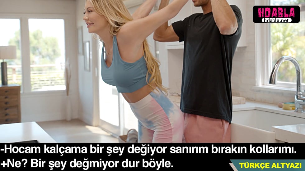 Spor eğitimi verdiğim karımın arkadaşına çaktırmadan değdirdim