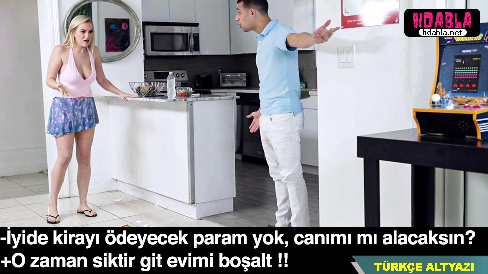 Kira için kapımıza dayanan ev sahibine Kızlığımla ödeme yaptım